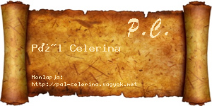 Pál Celerina névjegykártya